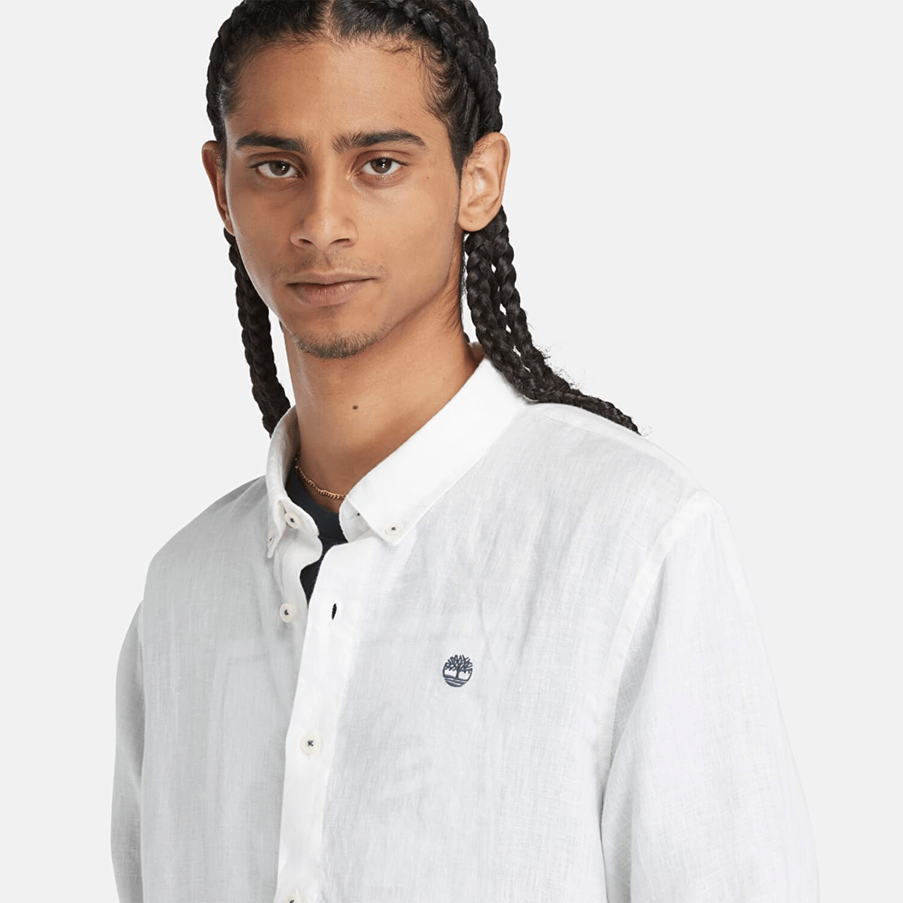 Timberland Mill Brook Linen Shirt Erkek Gömlek