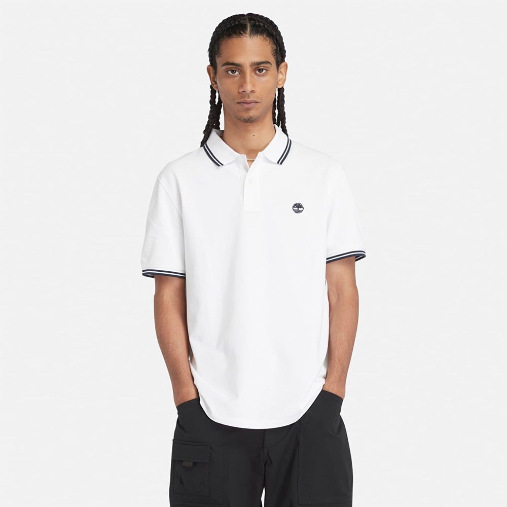 Timberland Mıllers Rıver Tipped Pique Short Sleeve  Erkek T-Shirt