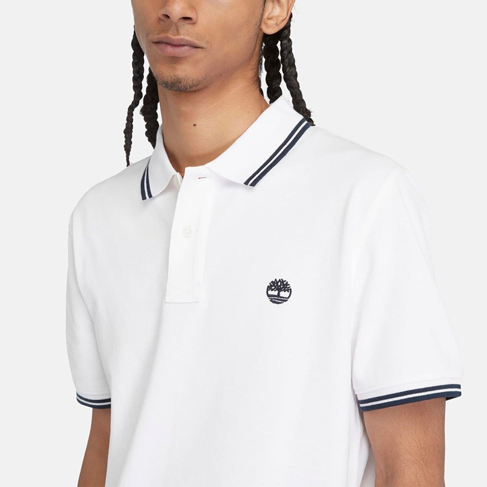 Timberland Mıllers Rıver Tipped Pique Short Sleeve  Erkek T-Shirt