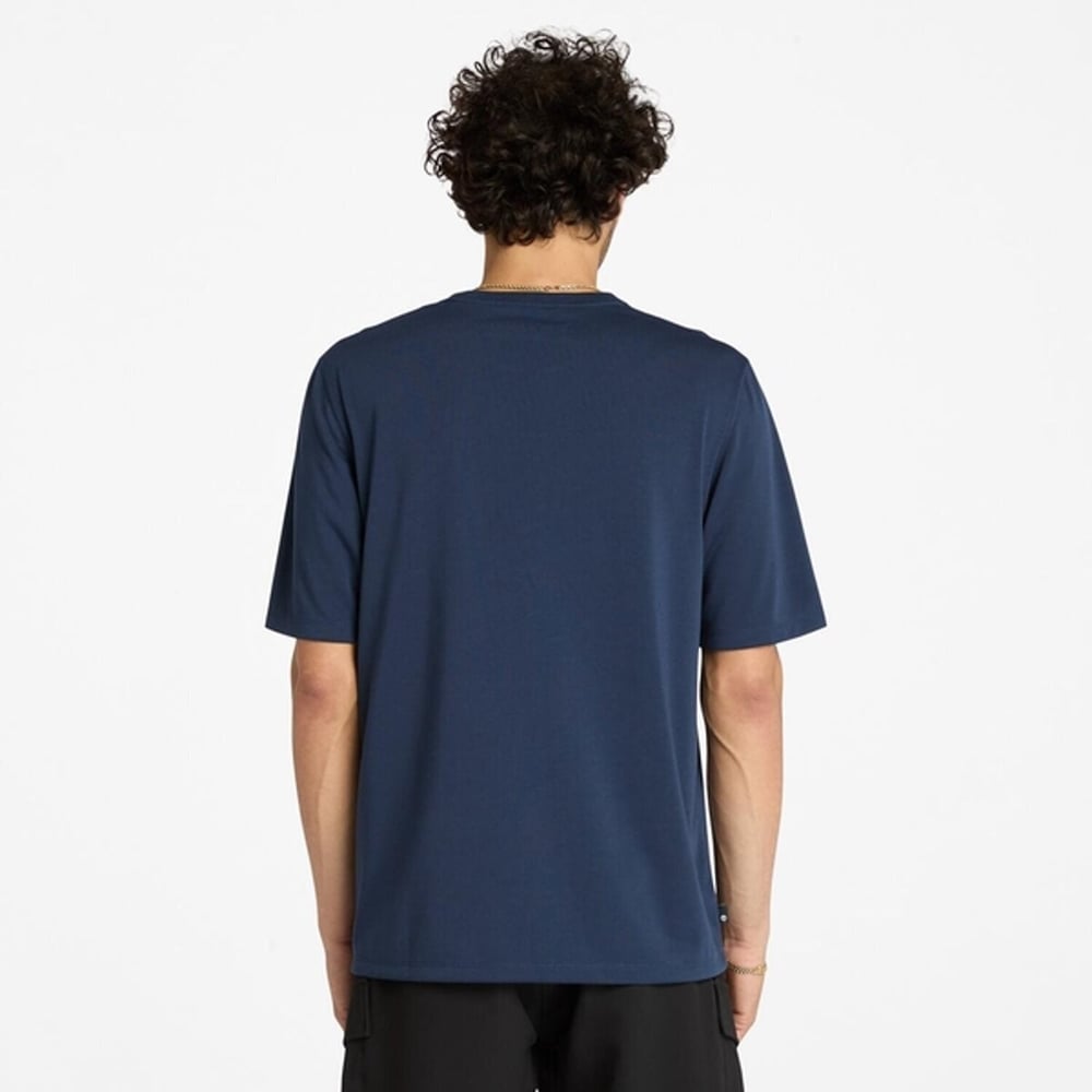 Timberland UV-Protection Logo Short Sleeve Erkek T-Shirt