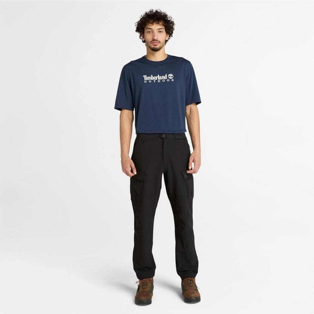 Timberland UV-Protection Logo Short Sleeve Erkek T-Shirt