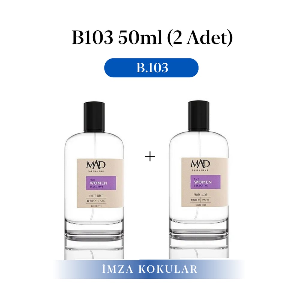 Mad Parfüm 2 Adet 50 ml B103 Selective Parfüm SetiMad ParfümSelective
