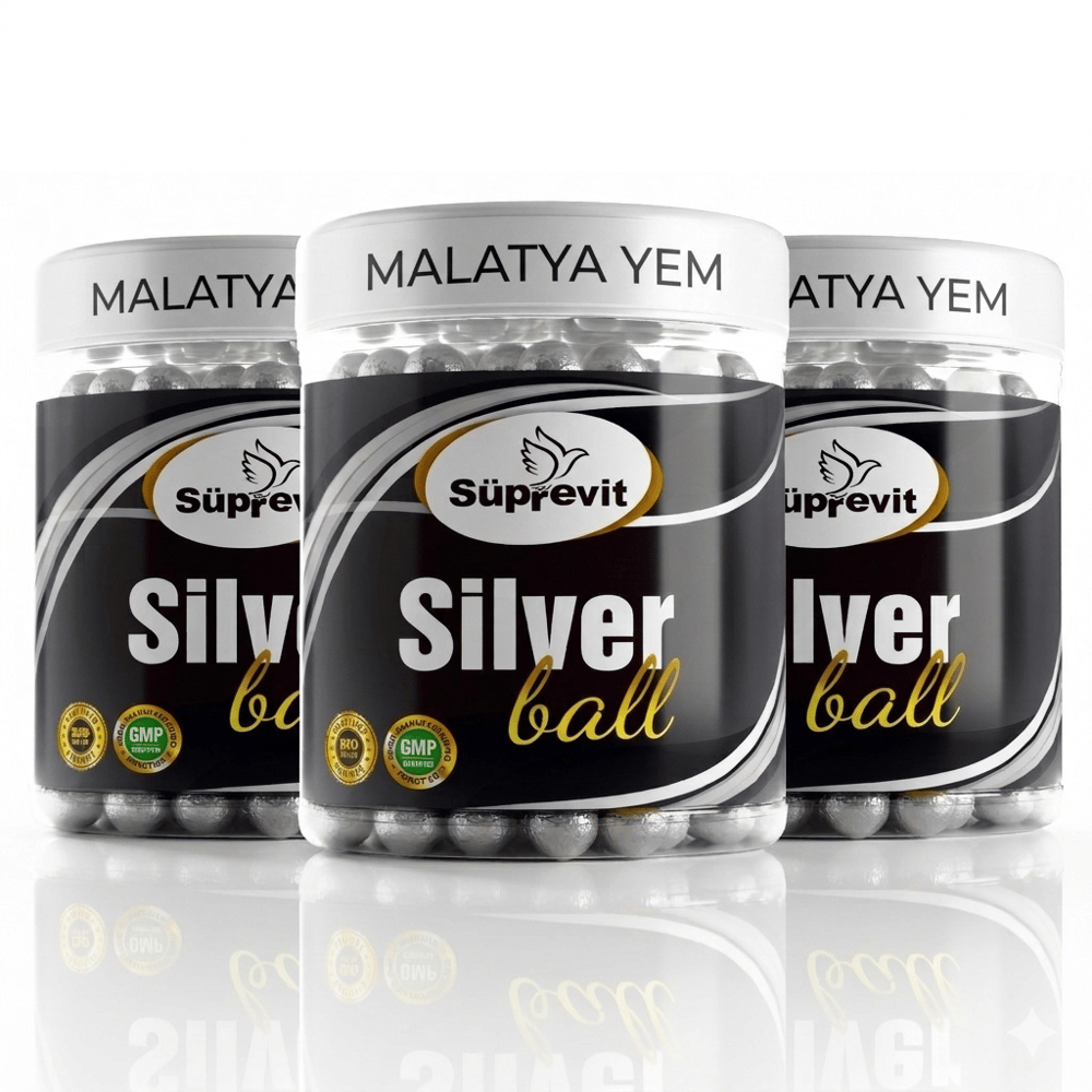 3 Kutu Süprevit Silver Ball 200 Gr | Uzun Mesafe Güvercin Yavru Hapı