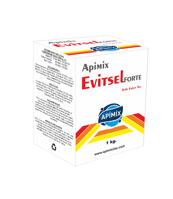 Apimix Evitsel Forte 1 Kg | Vitamin E + Selenyum – Kas ve Bağışıklık Desteği