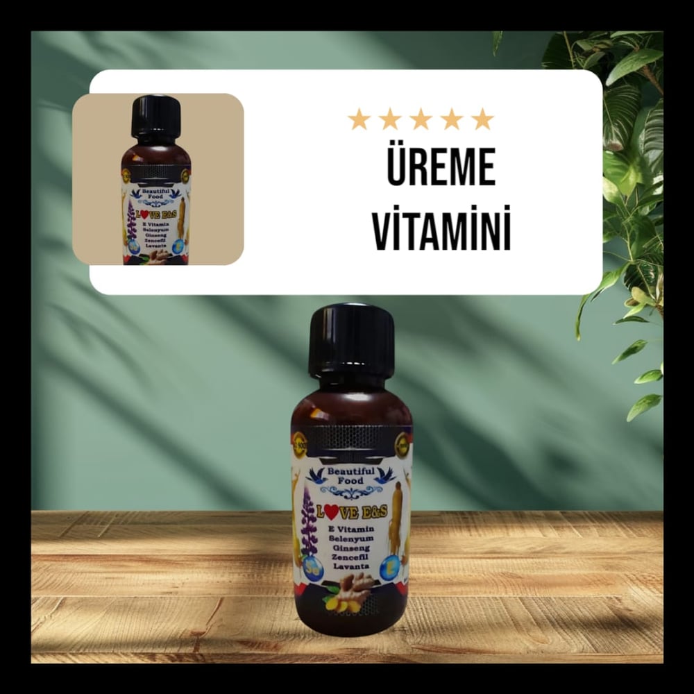 Beautiful Food Love E&S 100 ML – Kuşlar İçin Üreme Vitamini & Yumurta Verimi Artırıcı