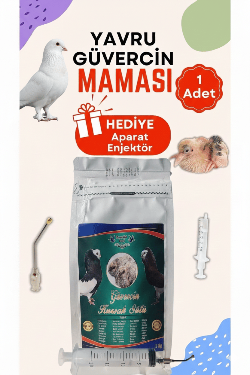 Beautiful Food Yavru Güvercin Maması 1 KG – Şırınga Hediyeli