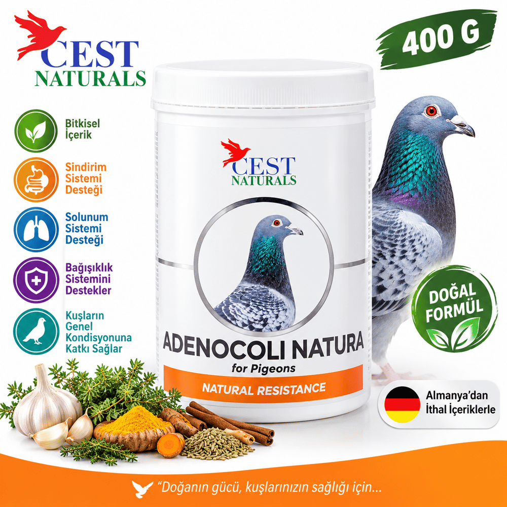 Cest Pharma Adenocoli Natura 400 G | Bitkisel Kanatlı Desteği