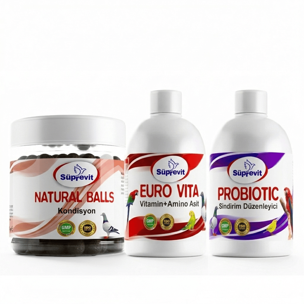 Süprevit Probiyotik & Vitamin - Yavru Hapı | Güvercin, Muhabbet Kuşu, Kanarya İçin
