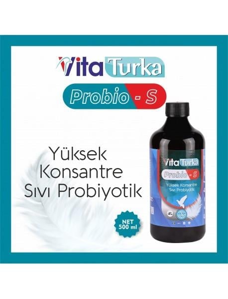 Vita Turka Probio S - 500 Mg - Güçlü Ve Etkili Sıvı Probiyotik