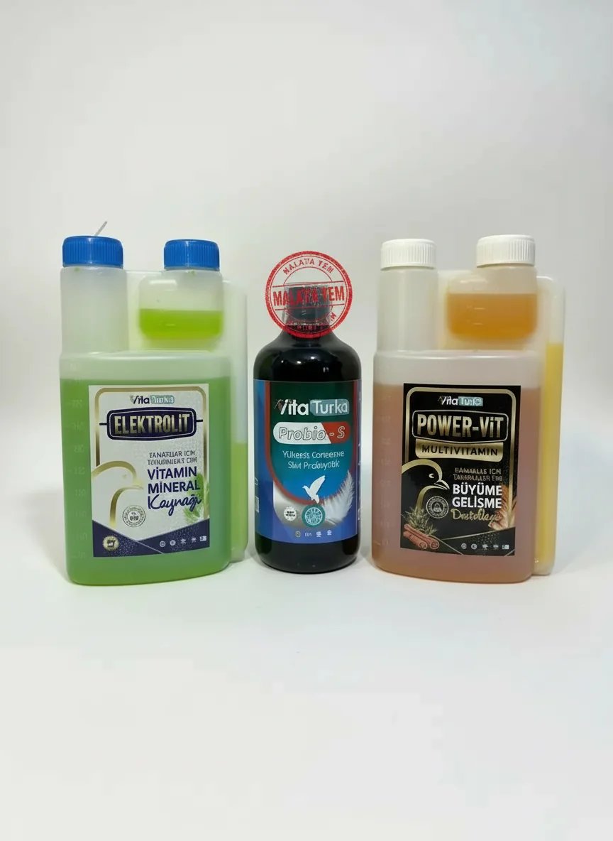 Vita Turka Süper 3 Lü - Power Vit-Elektrolit-Probio S 500 Ml