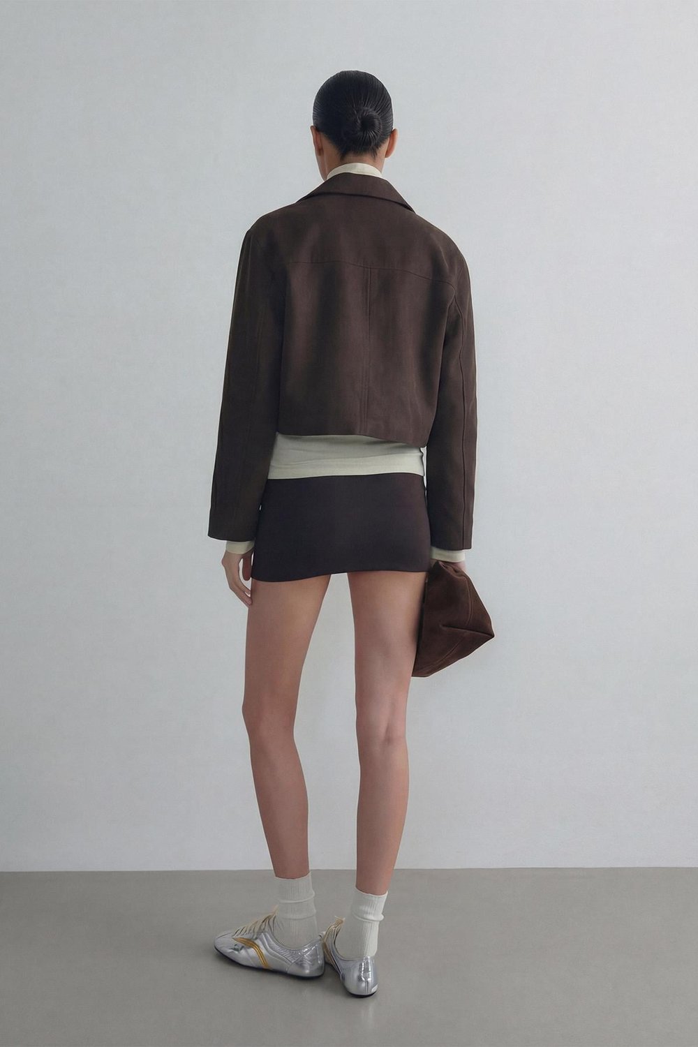 Acı Kahve Gabriel Süet Görünümlü Ceket