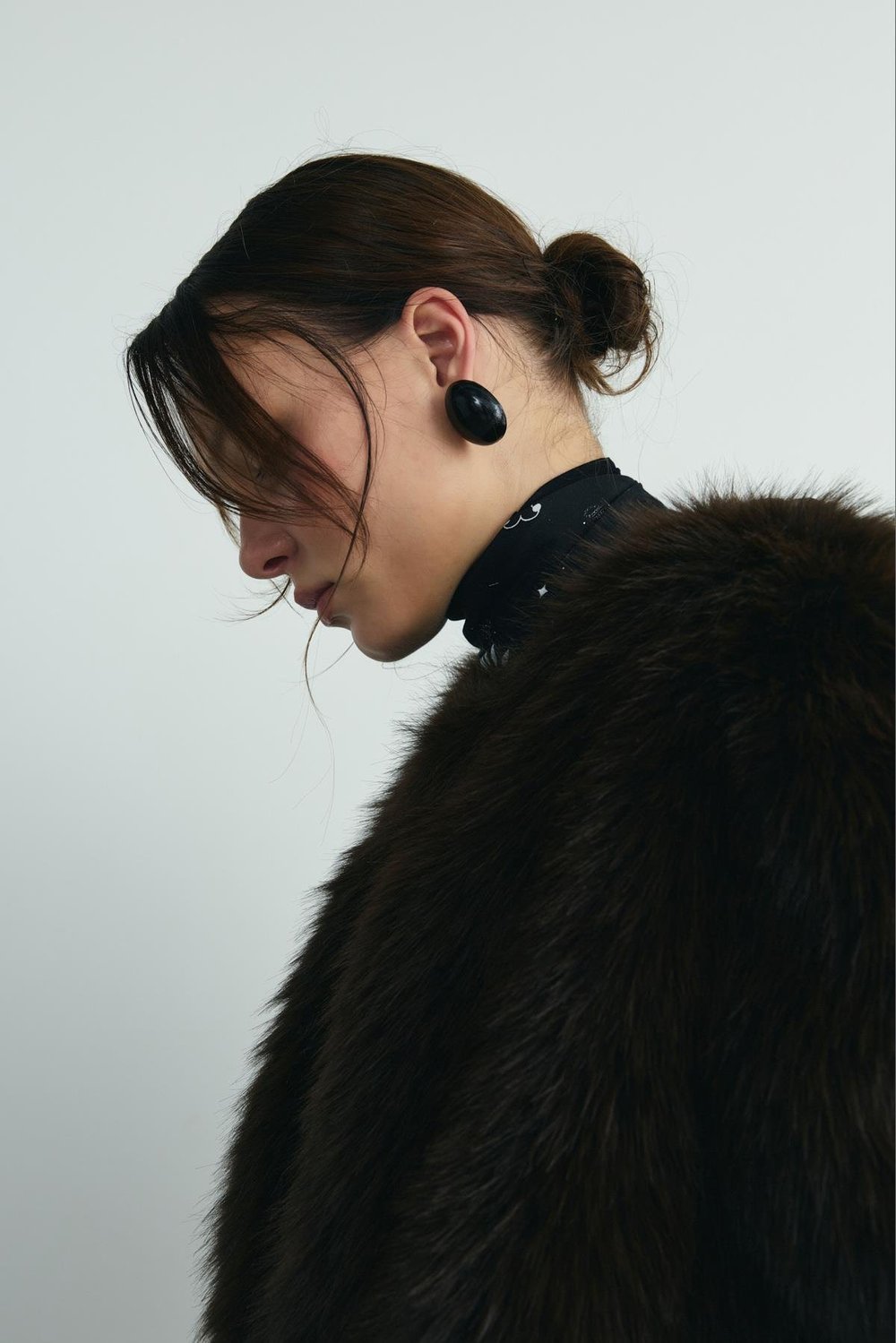 Acı Kahve Lexi Suni Kürk Ceket