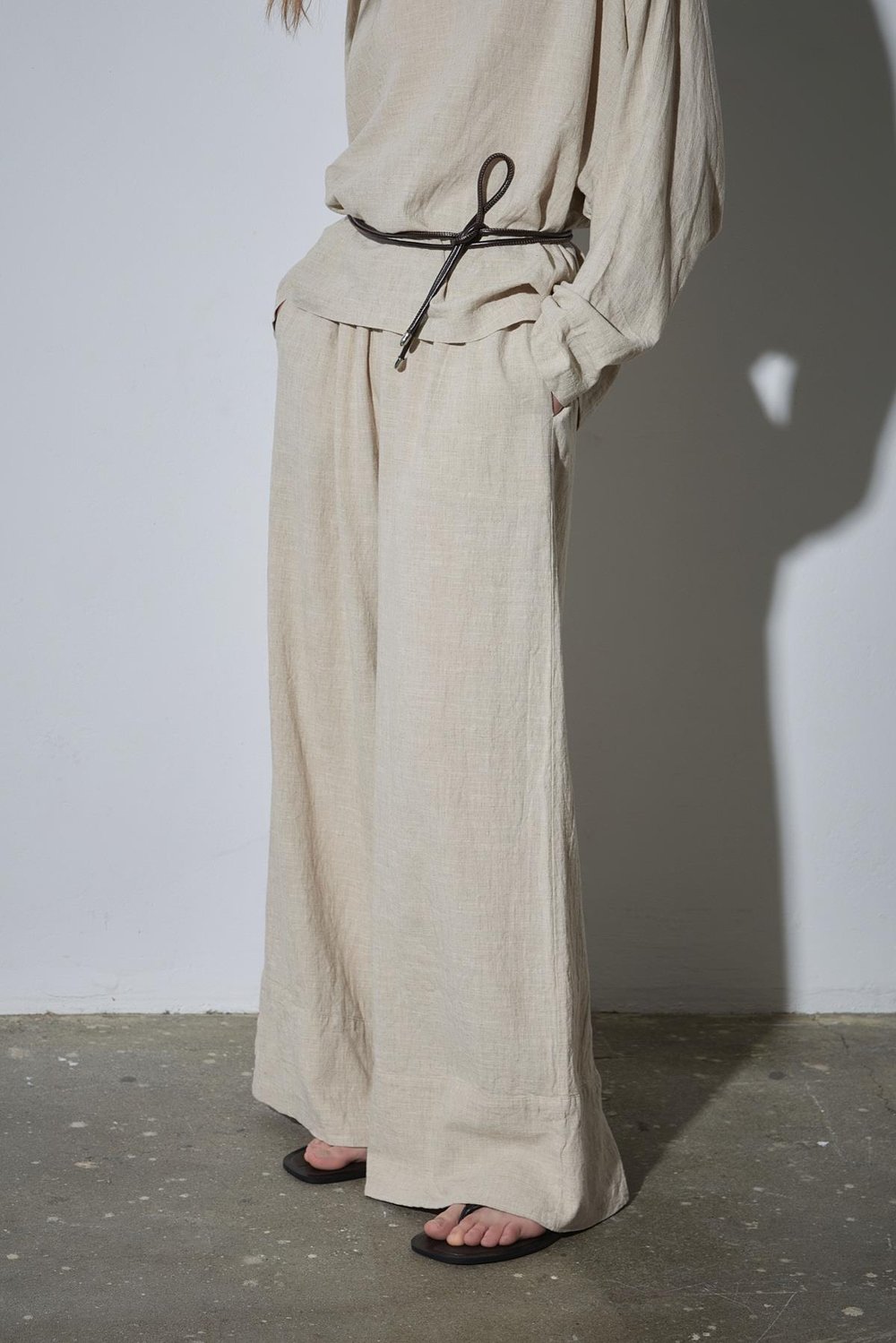 Lior Leather Cord Belt