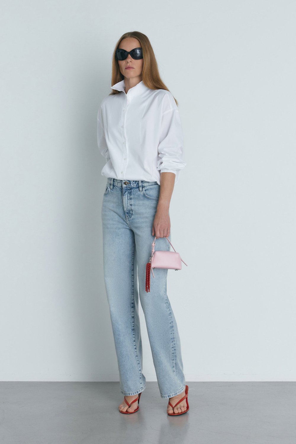 Açık Mavi Courtney Straight  Jean