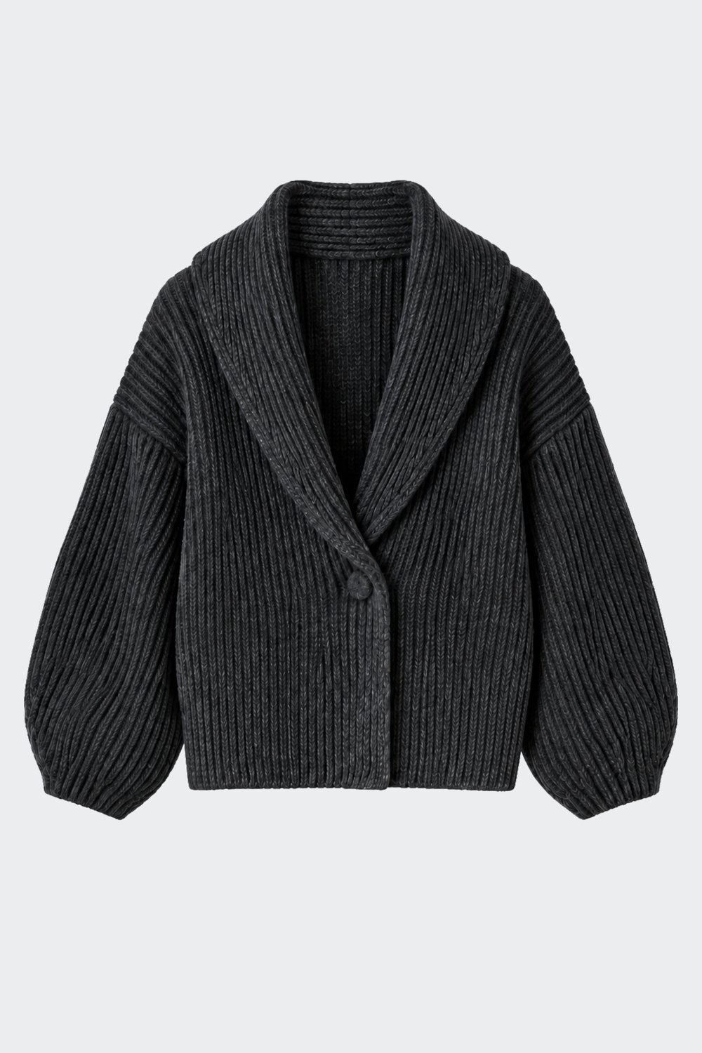 Mana Oversized Wool Knit Cardigan
