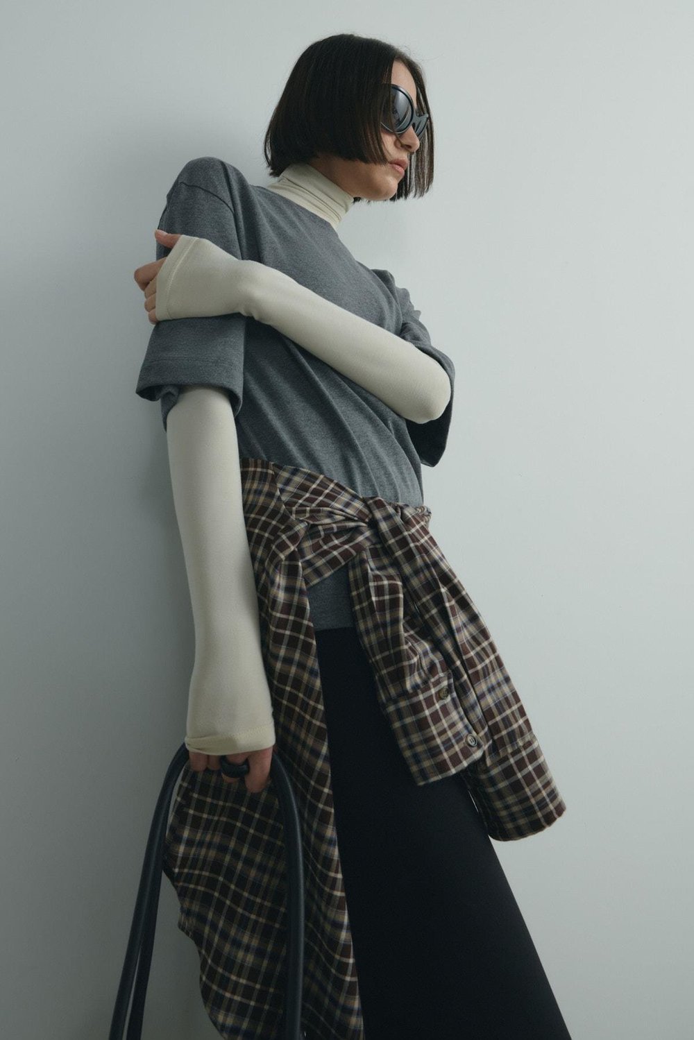 Antrasit Nox Oversize Tişört