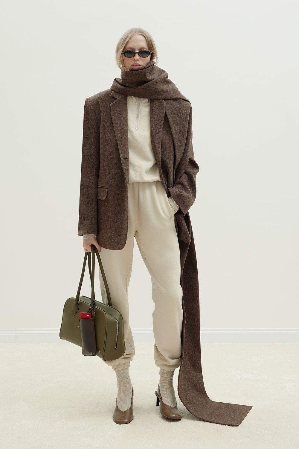 Bej Cossie Jogger Eşofman