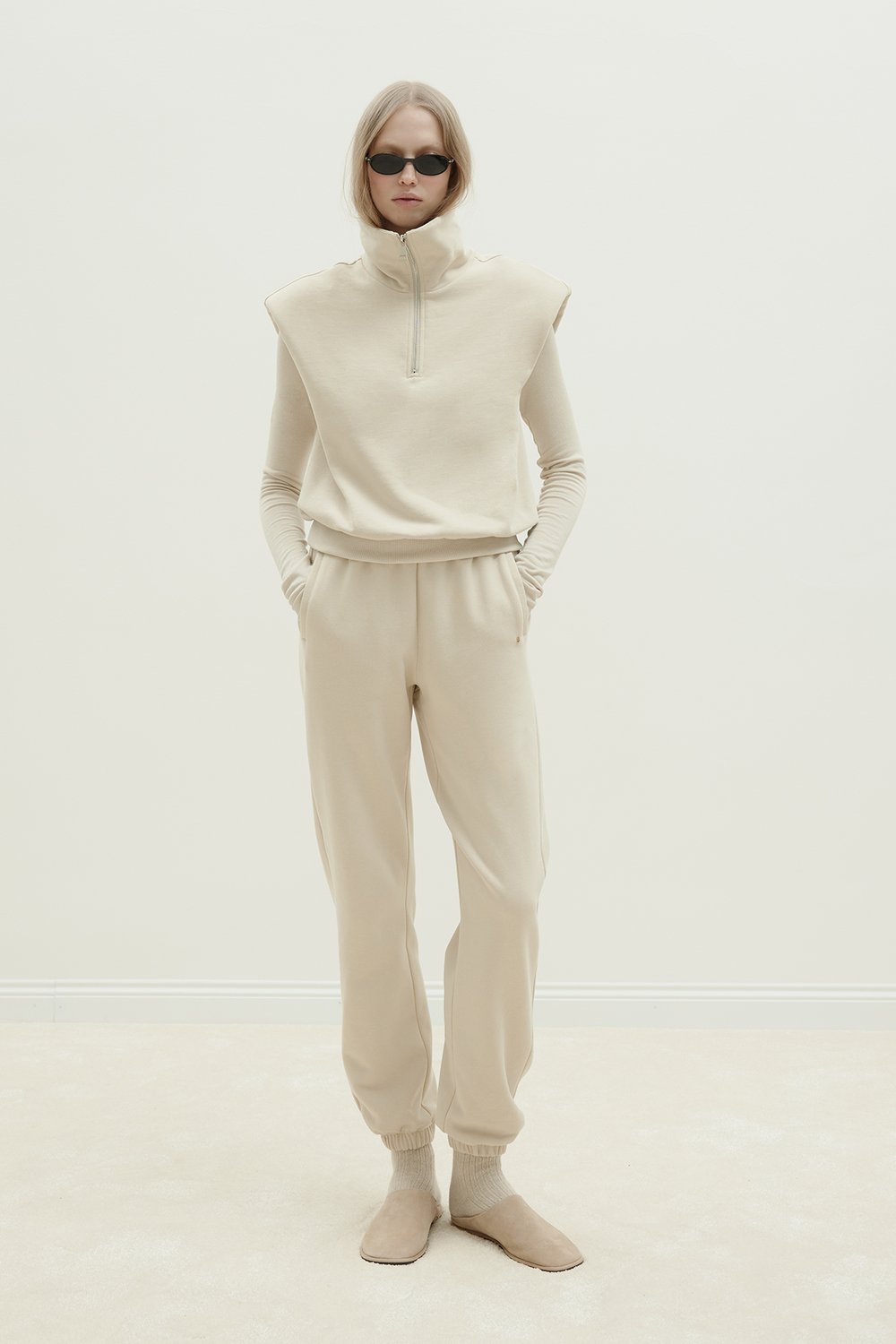 Bej Cossie Jogger Eşofman