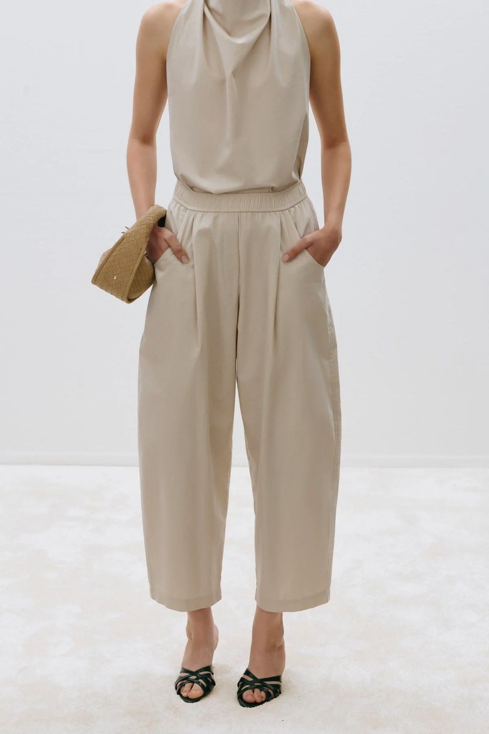 Raya Washed Poplin Trousers