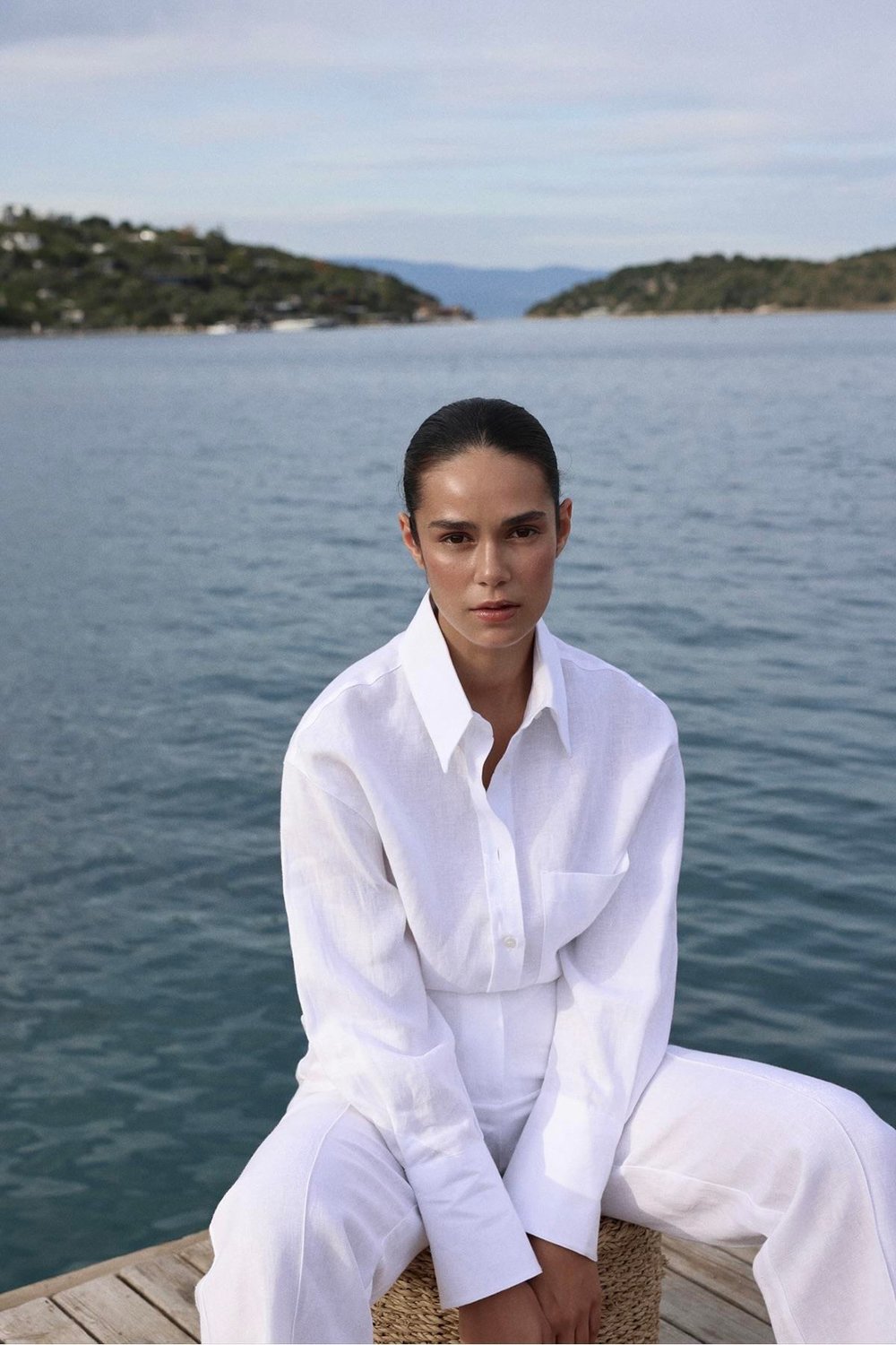 Tina Linen Basic Shirt