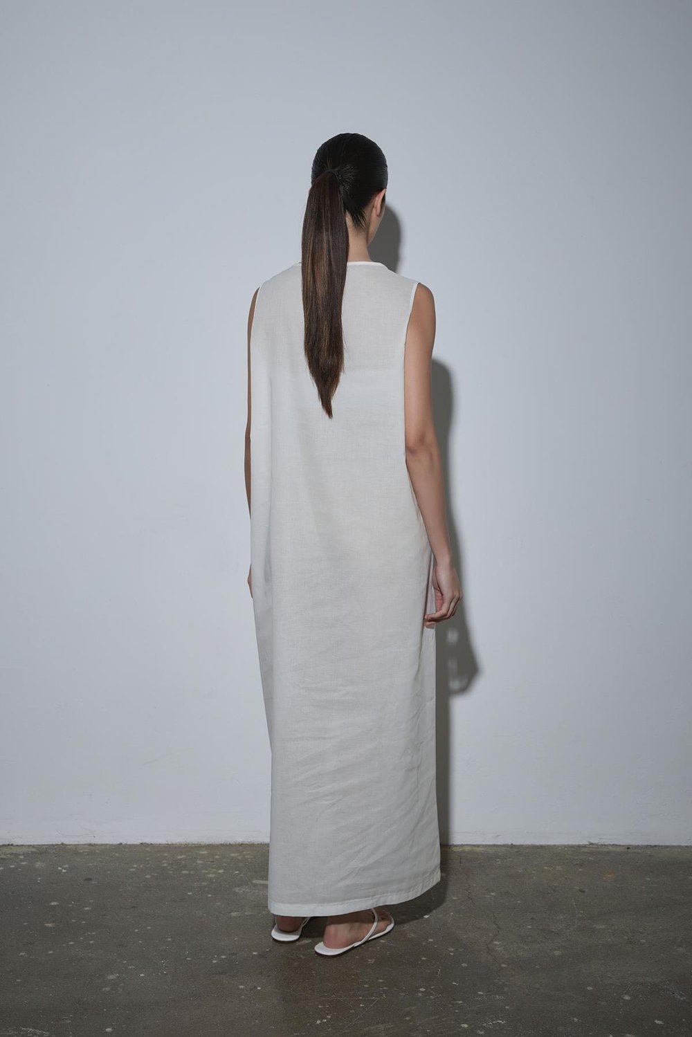 Beyaz Pamuklu Elbise Astarı