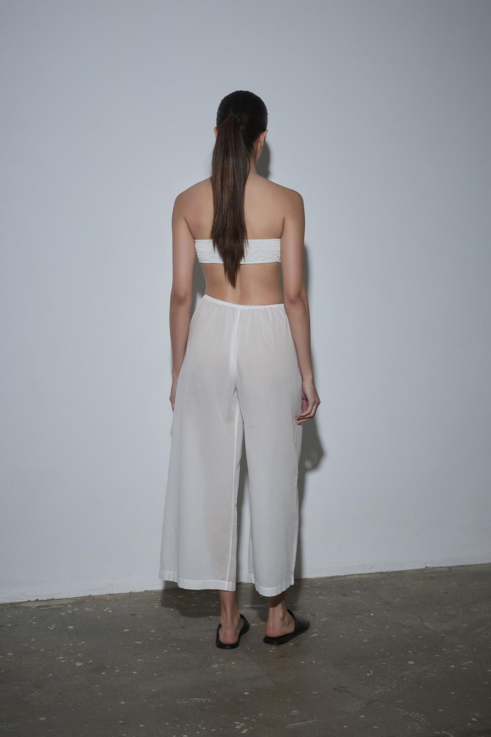 Beyaz Pamuklu Pantolon Astarı