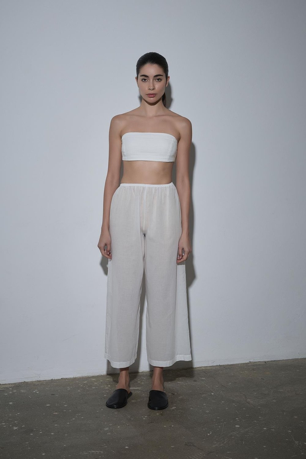 Beyaz Pamuklu Pantolon Astarı