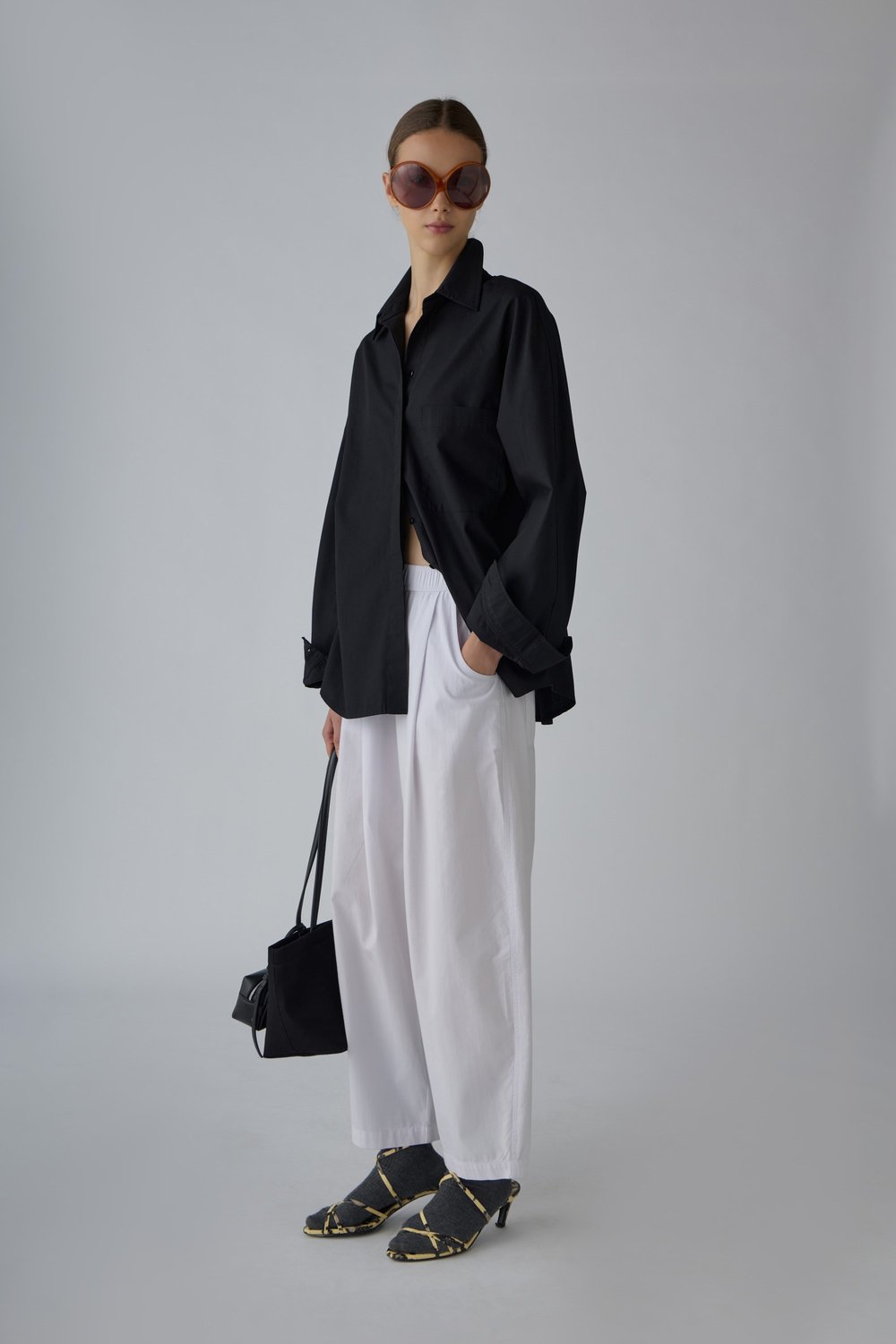 Raya Washed Poplin Trousers