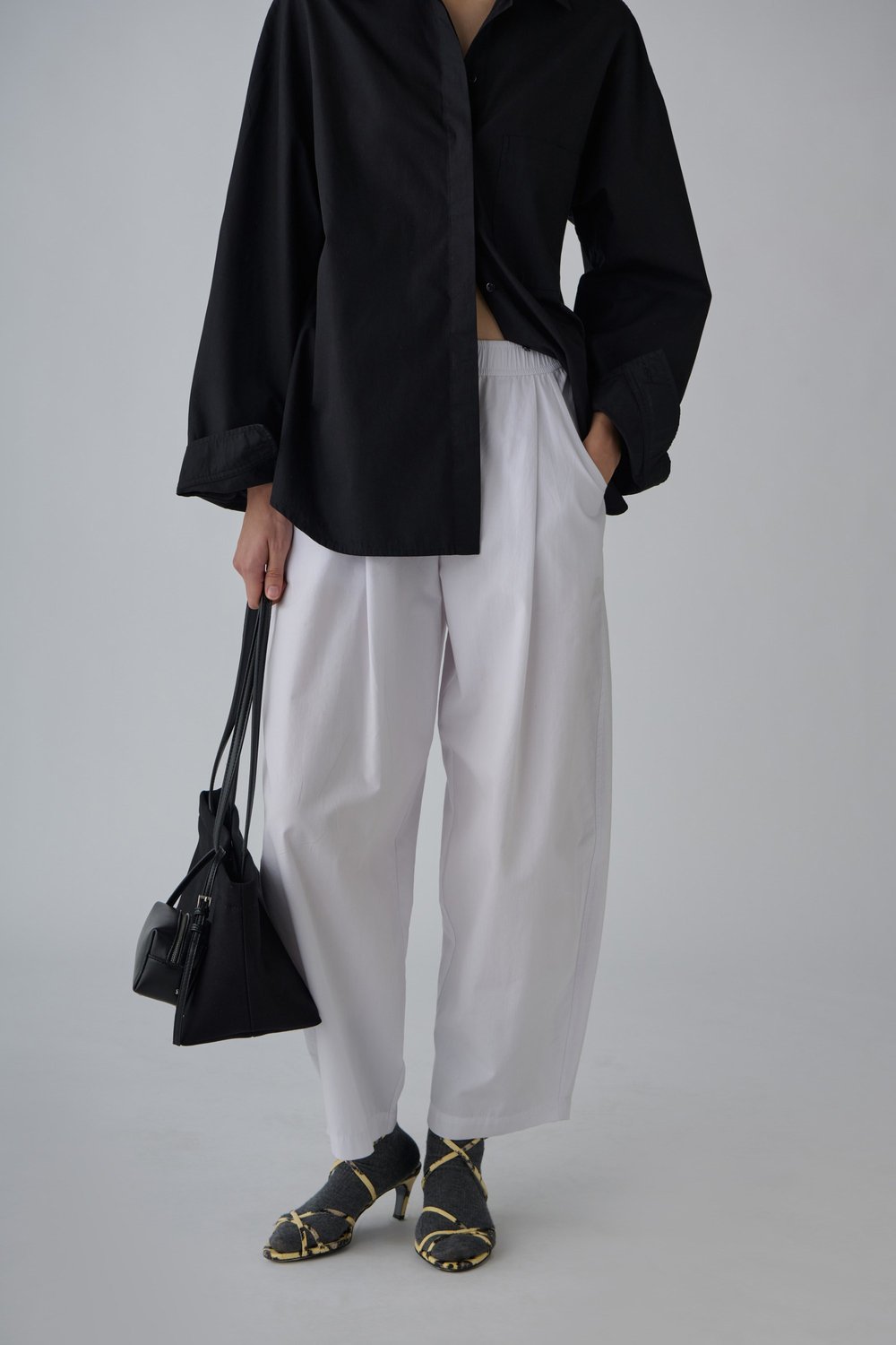 Raya Washed Poplin Trousers