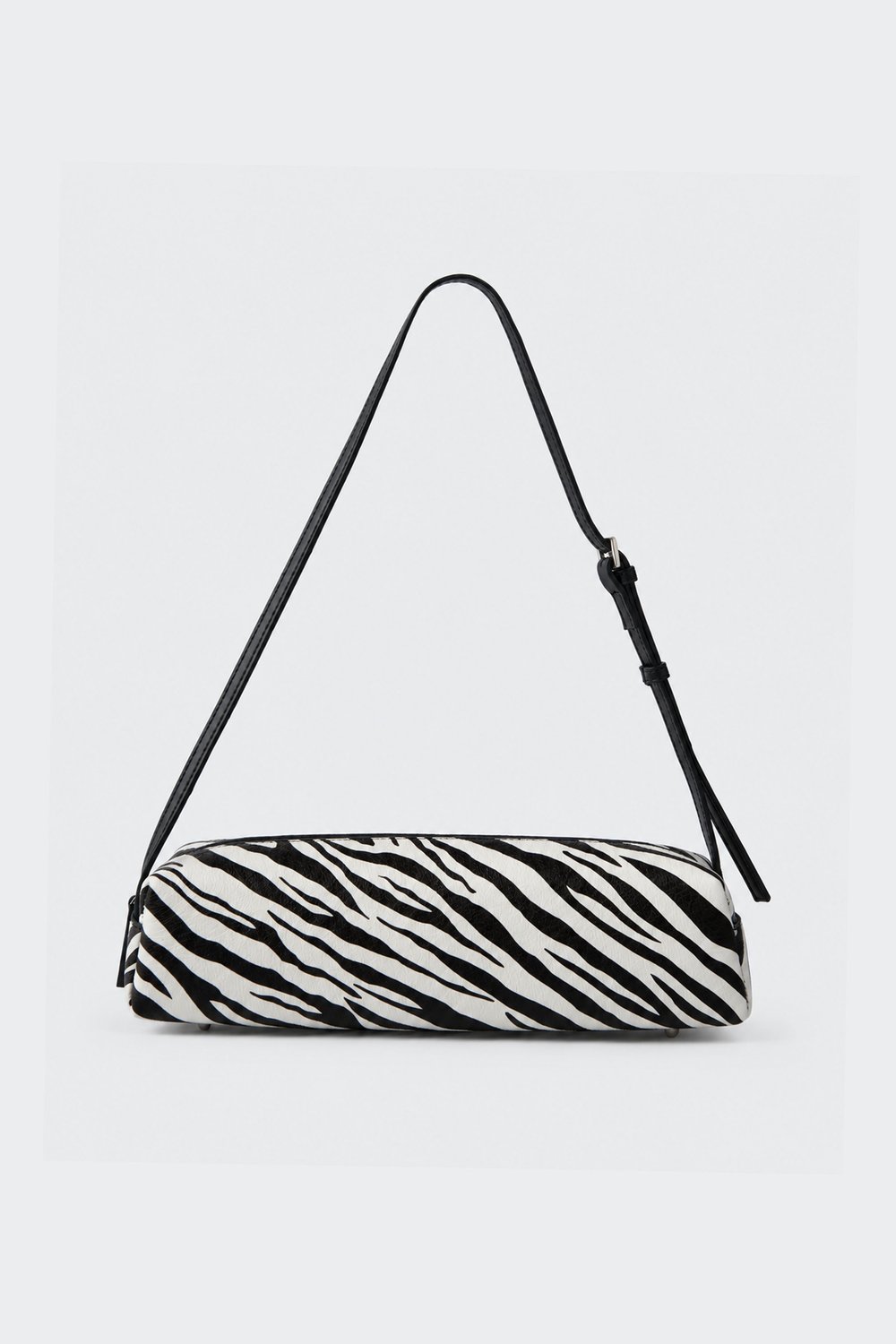 Beyaz Zebra Mervie Baget Çanta