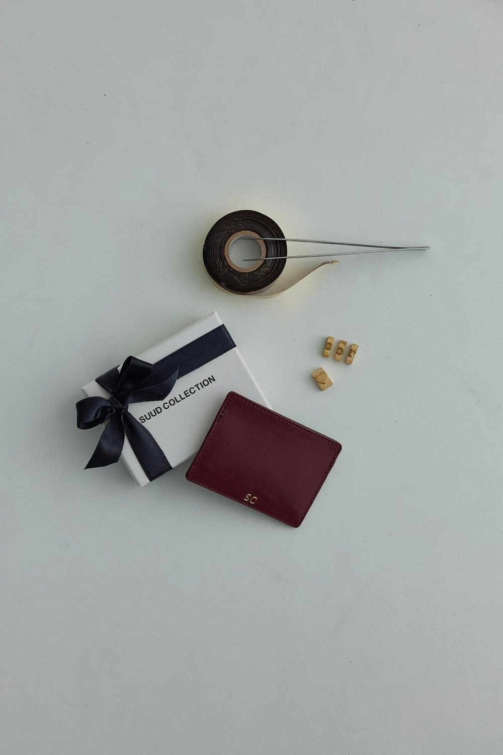 Bordo Kişiselleştirilmiş Cheri Cüzdan