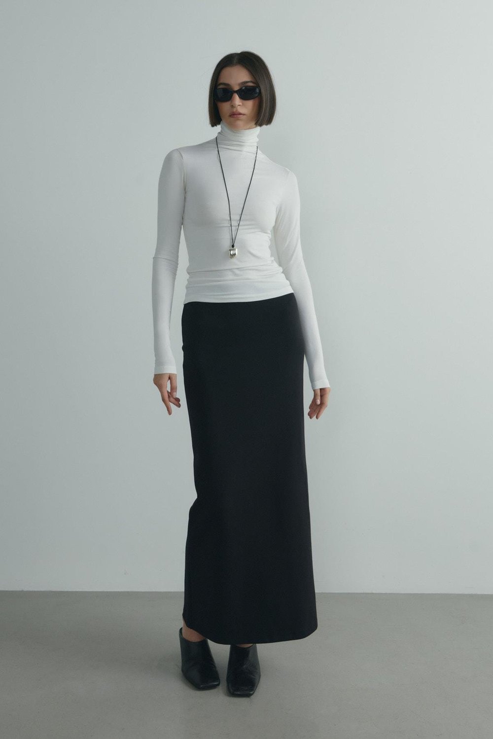 Ekru Boğazlı Tensel Body