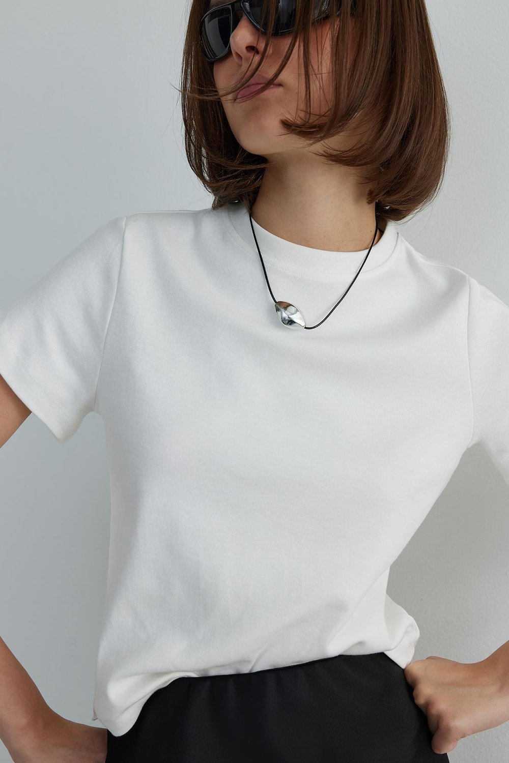 Ekru Comfy Basic Tişört