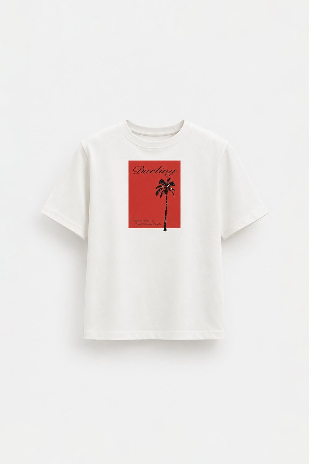 Ekru Darling Basic Tişört