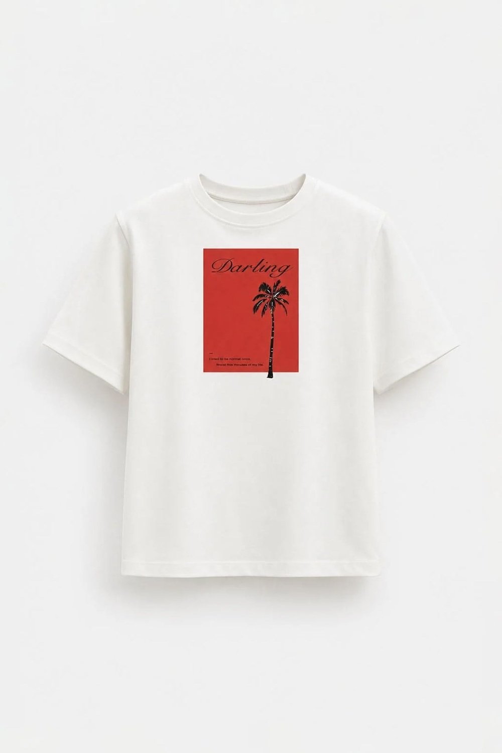 Ekru Darling Basic Tişört