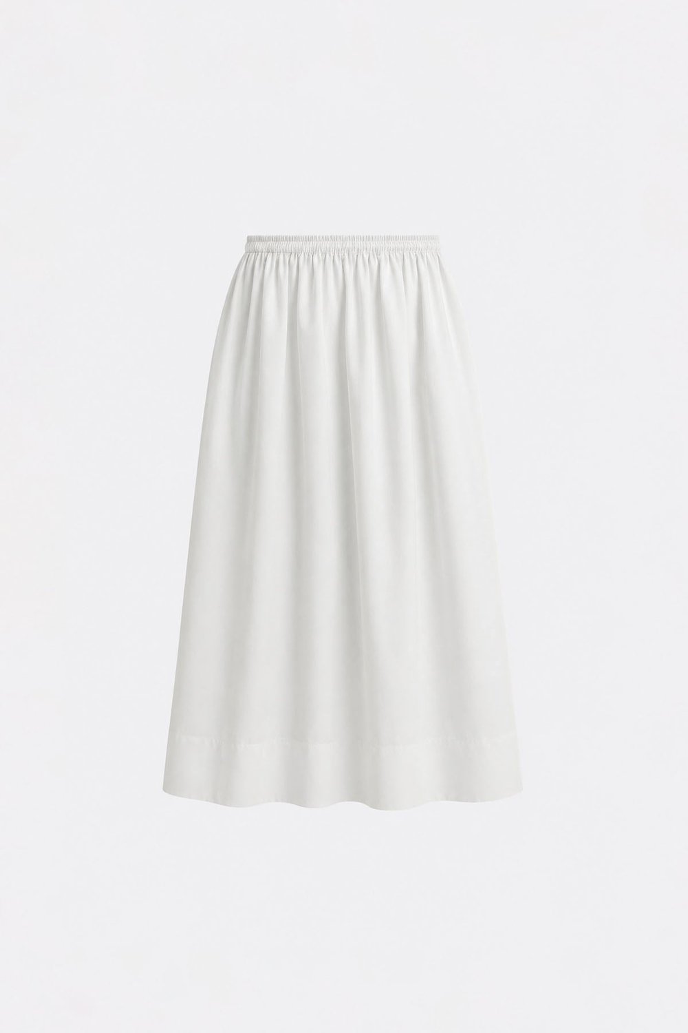 Day Poplin Flared Skirt