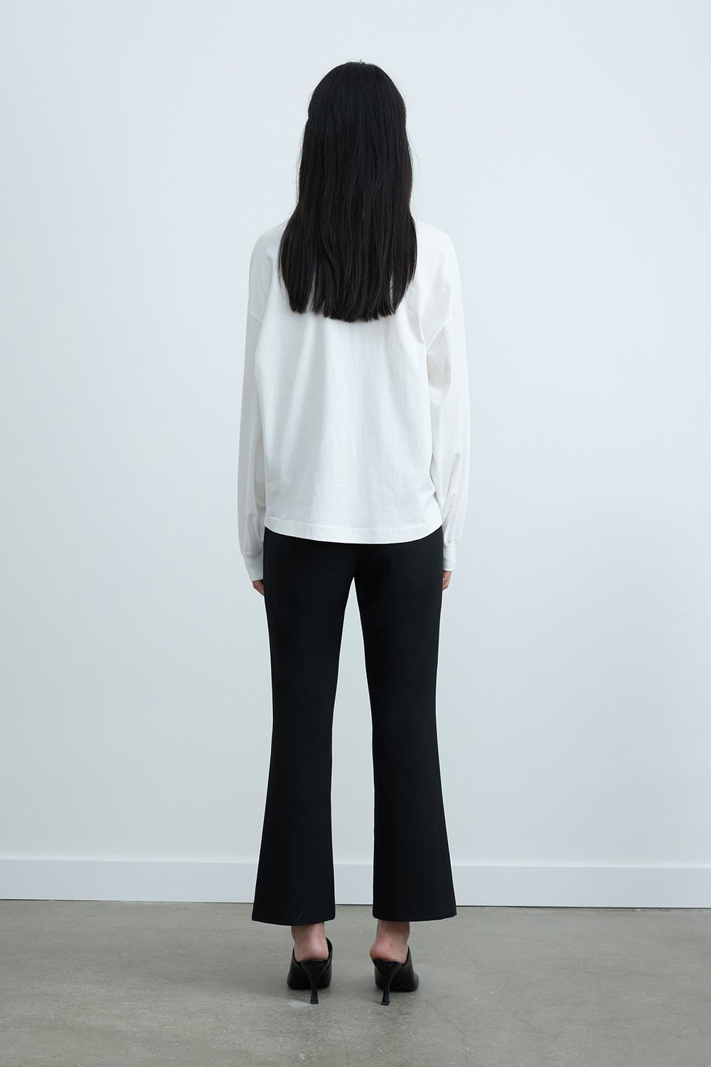 Ekru Dune Oversize Manşetli Tişört