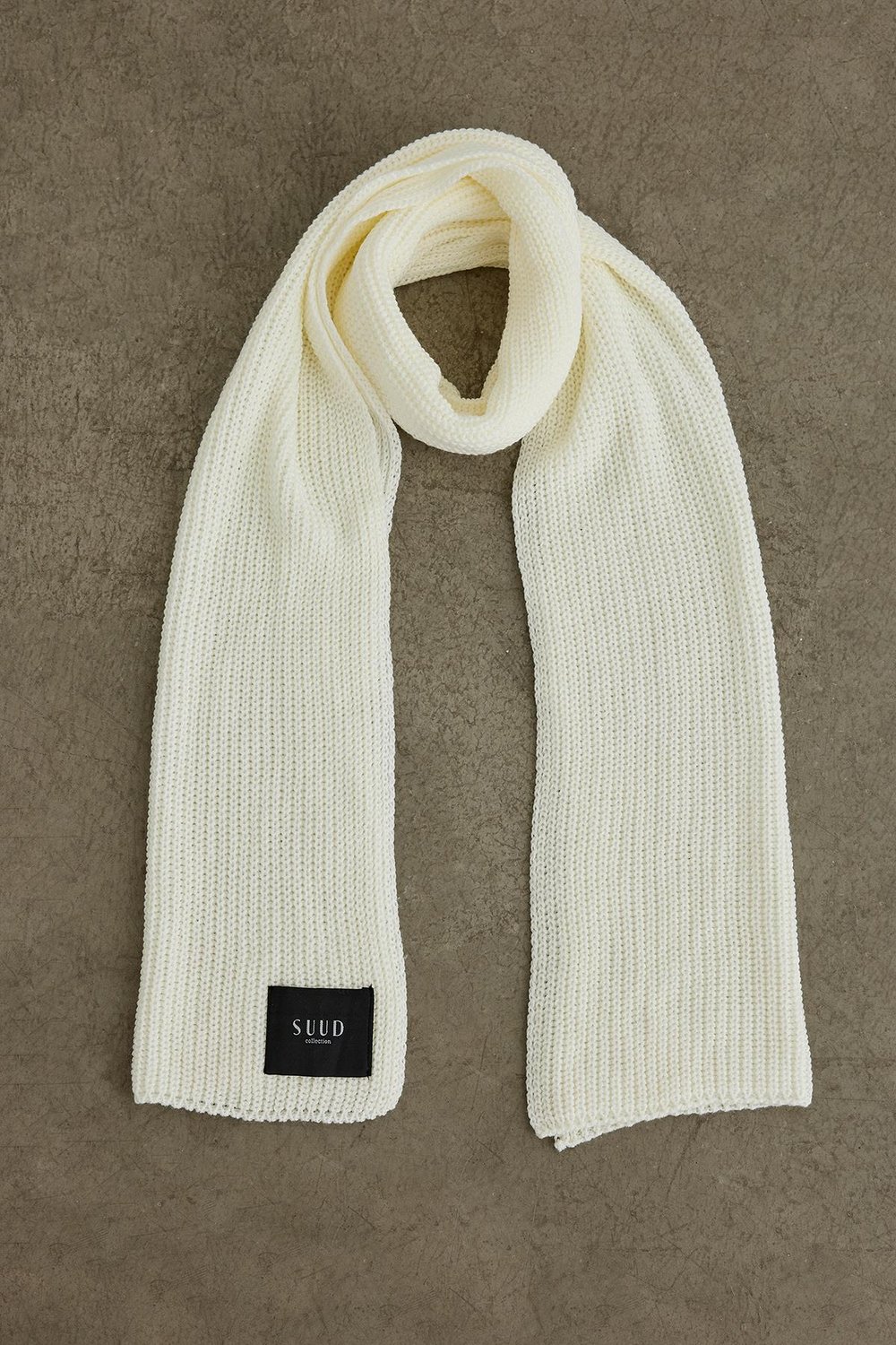 Plain Knitted Knitwear Scarf