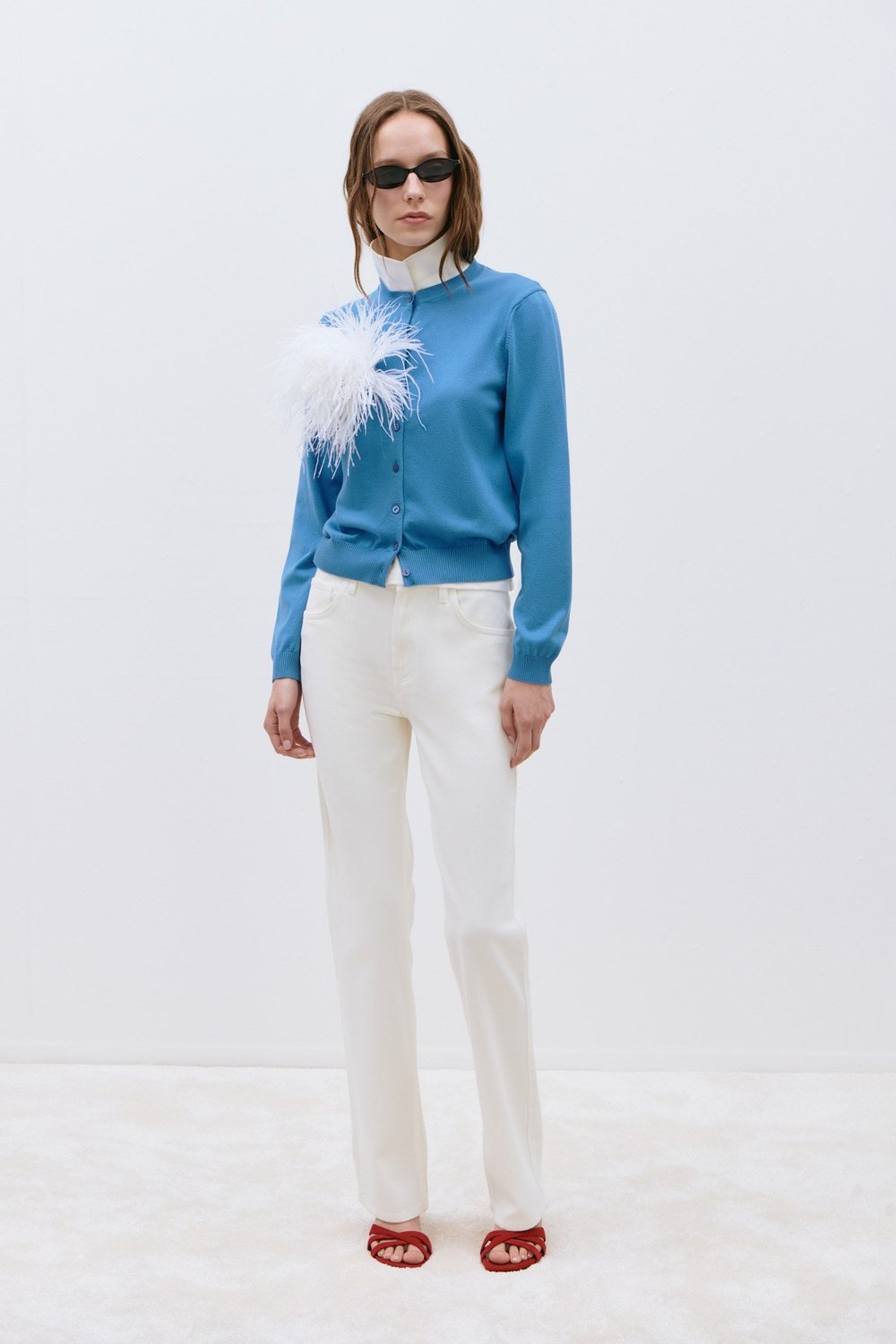 Ekru Effortless Straight Jean