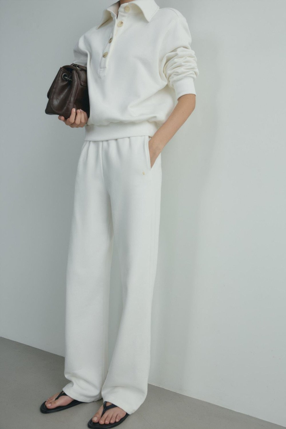 Ekru Homie Lastikli Eşofman