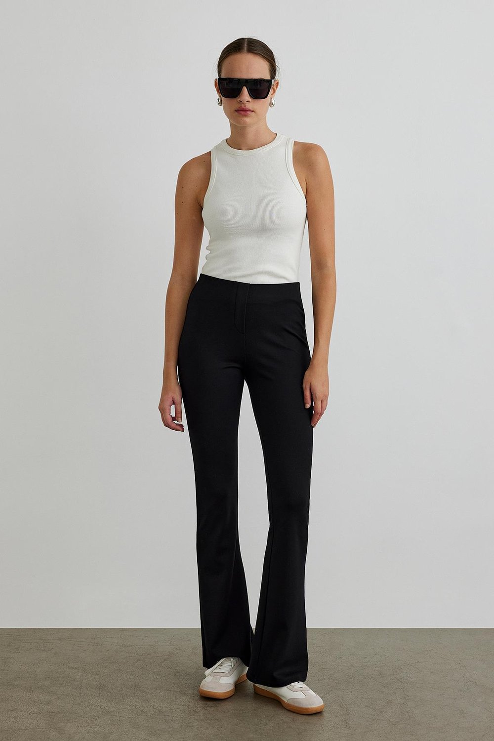 Oli Crew Neck Ribbed Top