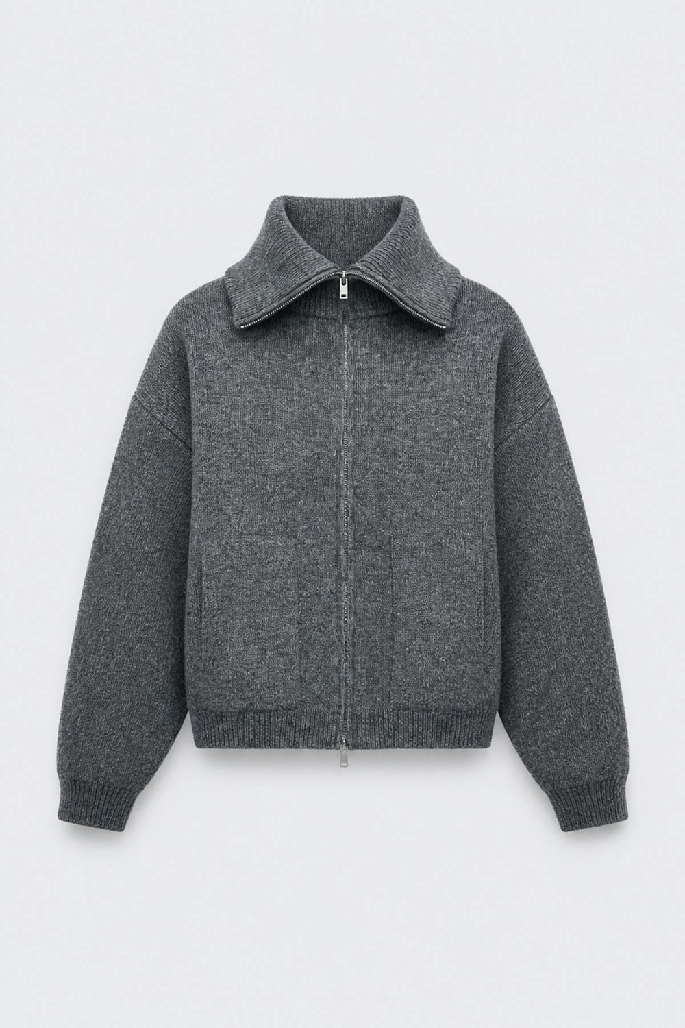 Jodie Zip-up Knit Cardigan