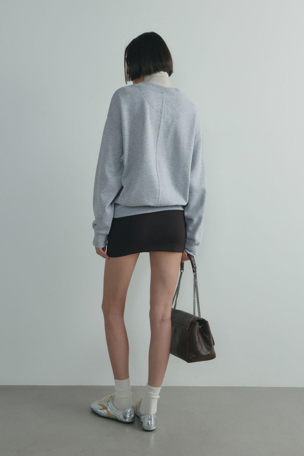 Gri Kenny Basic Hırka