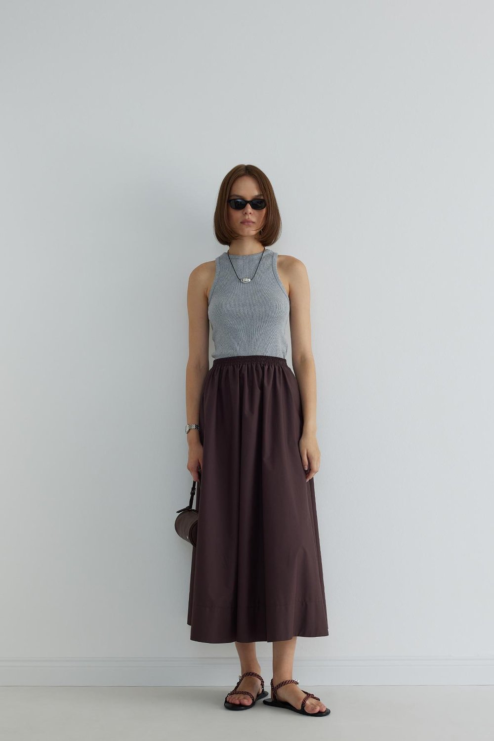 Oli Crew Neck Ribbed Top