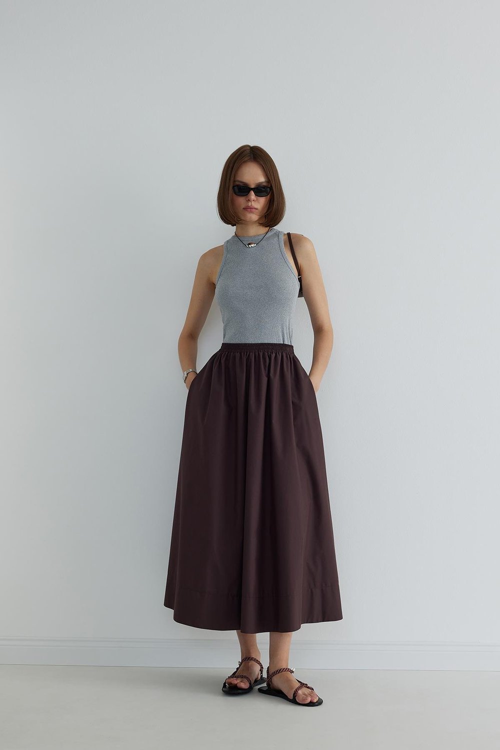 Oli Crew Neck Ribbed Top