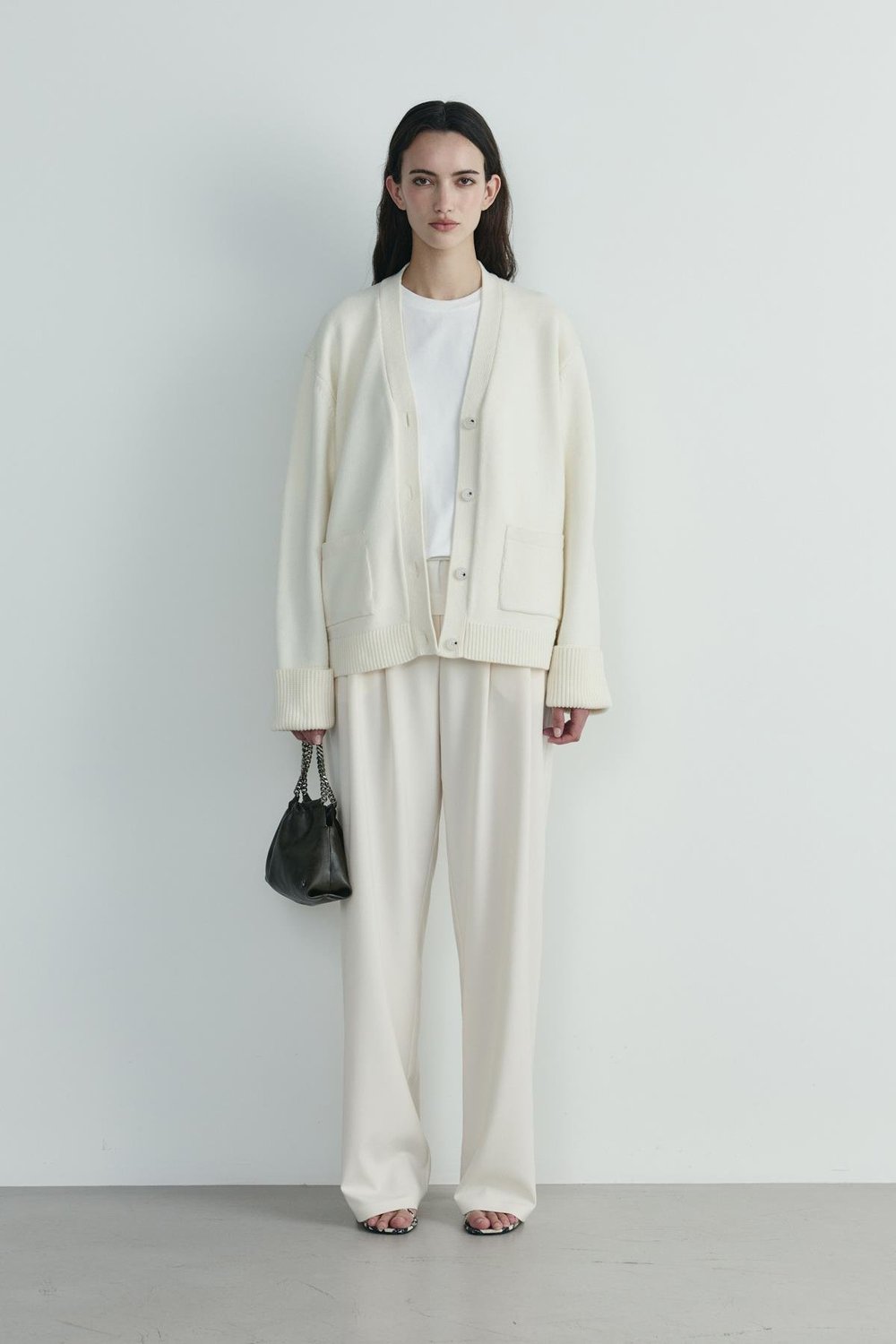 Haki Giorgia Zincirli Deri Mini Çanta