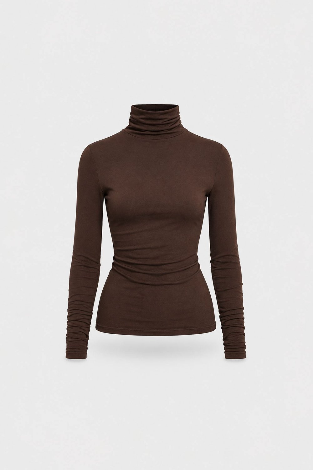 High-Neck Tencel Top