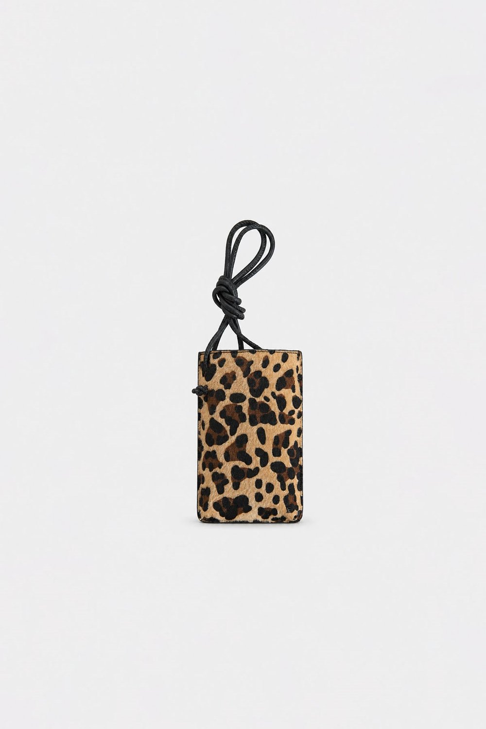 Kahverengi Mia Leopar Telefon Çantası