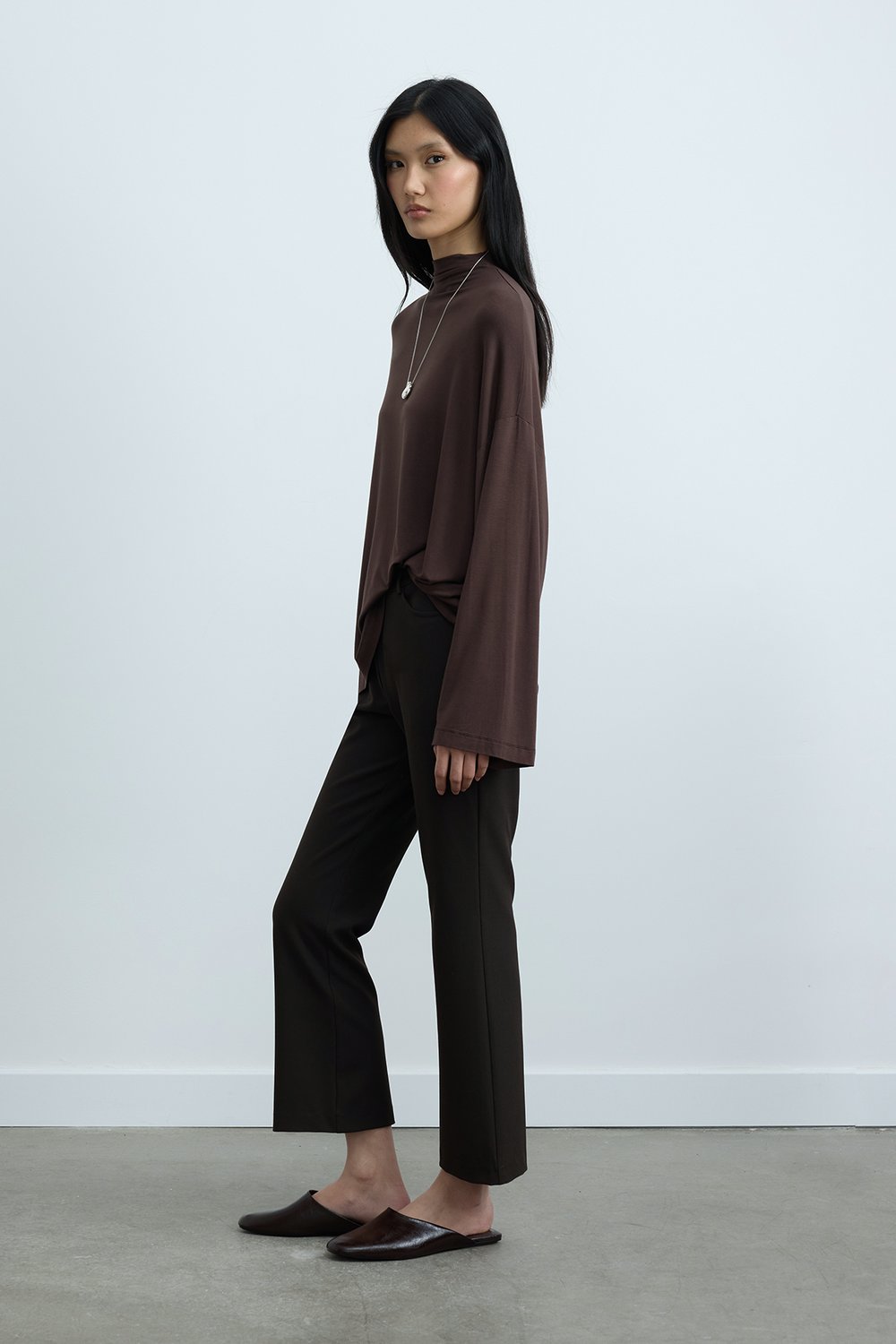 Kahverengi Olivia Bluz