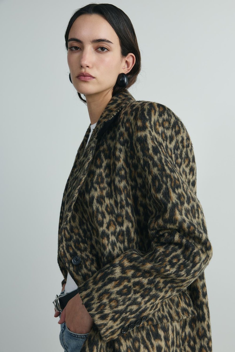 Roar Leopard Print Coat